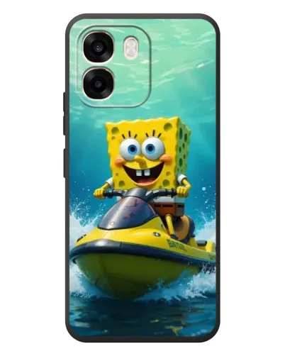 Чохол для OPPO A6 з картинкою «Спанч Боб на гідроциклі» Чохол для OPPO A6 з картинкою «Спанч Боб на гідроциклі»