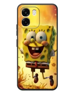 Чохол для OPPO A6 з картинкою «Губка Боб стрибає»