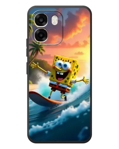Чохол для OPPO A6 з картинкою «Губка Боб серфінгіст» Чохол для OPPO A6 з картинкою «Губка Боб серфінгіст»