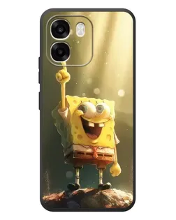 Чохол для OPPO A6 з картинкою «Сяючий Спанч Боб»