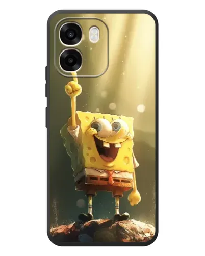 Чохол для OPPO A6 з картинкою «Сяючий Спанч Боб» Чохол для OPPO A6 з картинкою «Сяючий Спанч Боб»