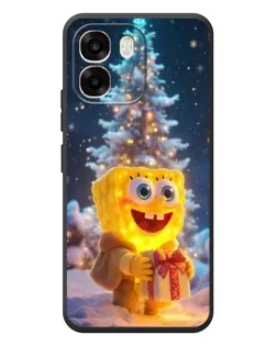 Чохол для OPPO A6 з картинкою «Різдвяний Спанч Боб»