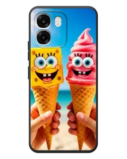 Чохол для OPPO A6 з картинкою «Спанч Боб морозиво»