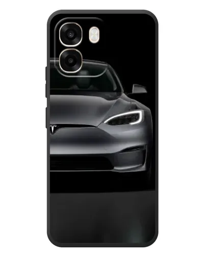 Чехол для OPPO A6 с картинкой «Tesla Model S Look»