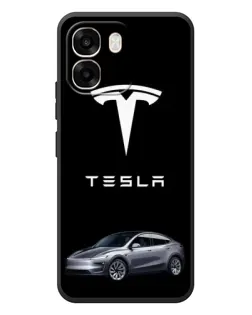 Чехол для OPPO A6 с картинкой «Tesla Model Y»