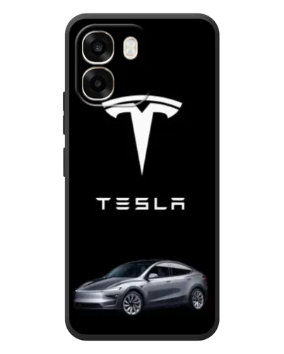 Чехол для OPPO A6 с картинкой «Tesla Model Y»