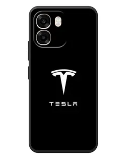 Чехол для OPPO A6 с картинкой «Tesla White Logo»