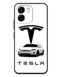 Чехол для OPPO A6 с картинкой «Tesla White Style»