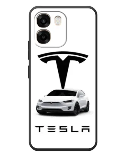 Чехол для OPPO A6 с картинкой «Tesla White Style»