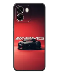 Чехол для OPPO A6 с картинкой «Mercedes AMG — красная линия»