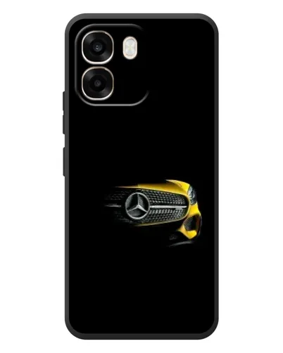 Чехол для OPPO A6 с картинкой «Mercedes — ретро стиль»