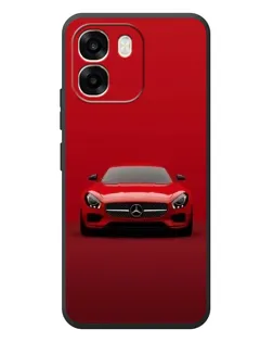 Чехол для OPPO A6 с картинкой «Красный Mercedes AMG»