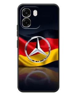 Чехол для OPPO A6 с картинкой «Mercedes — флаг Германии»