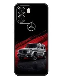 Чехол для OPPO A6 с картинкой «Mercedes G-Class красный»