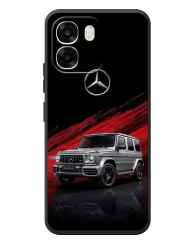 Чехол для OPPO A6 с картинкой «Mercedes G-Class красный»