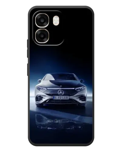 Чехол для OPPO A6 с картинкой «Ночной Mercedes EQ»