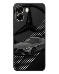 Чехол для OPPO A6 с картинкой «Mercedes AMG — графика»
