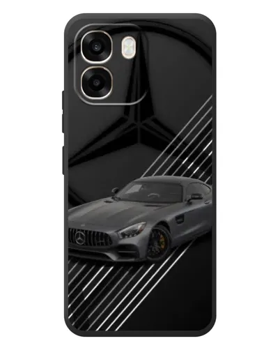 Чехол для OPPO A6 с картинкой «Mercedes AMG — графика»