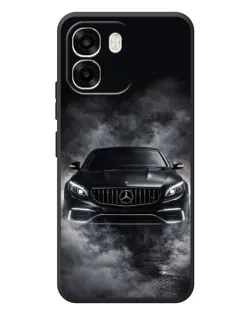 Чехол для OPPO A6 с картинкой «Mercedes в дыму»