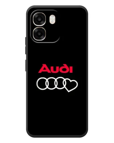 Чехол для OPPO A6 с картинкой «Логотип Audi Heart»