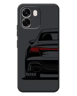 Чехол для OPPO A6 с картинкой «Задняя часть Audi — арт»