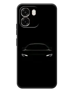 Чехол для OPPO A6 с картинкой «Взгляд Audi в темноте»