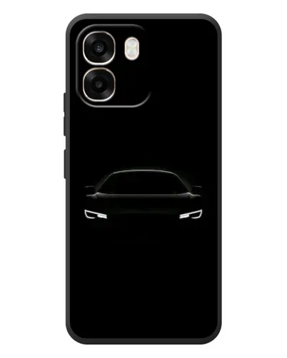 Чехол для OPPO A6 с картинкой «Взгляд Audi в темноте»