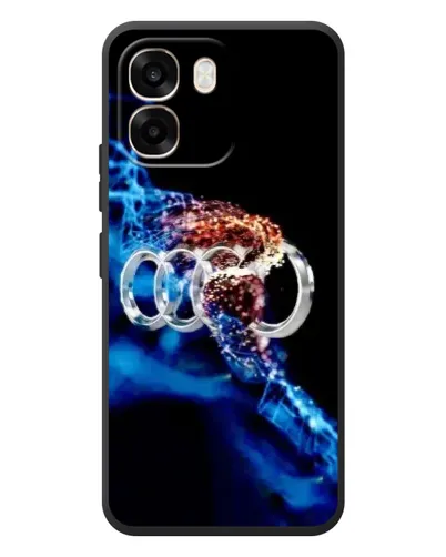 Чехол для OPPO A6 с картинкой «Энергия лого Audi»