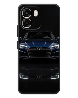 Чехол для OPPO A6 с картинкой «Audi — ночное отражение»