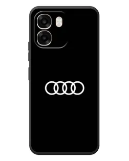 Чехол для OPPO A6 с картинкой «Audi White Logo»