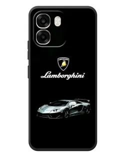 Чехол для OPPO A6 с картинкой «Логотип Lamborghini классика»