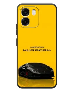 Чехол для OPPO A6 с картинкой «Lamborghini Huracan черный»