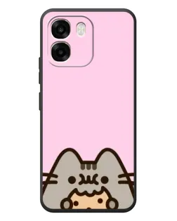 Чохол для OPPO A6 з картинкою «Pusheen та печиво»