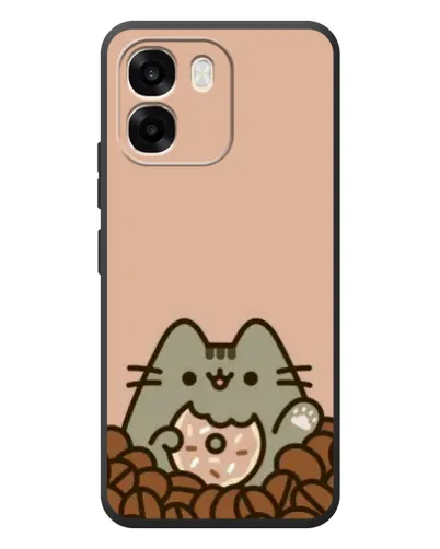 Чохол для OPPO A6 з картинкою «Кавовий Пушин»