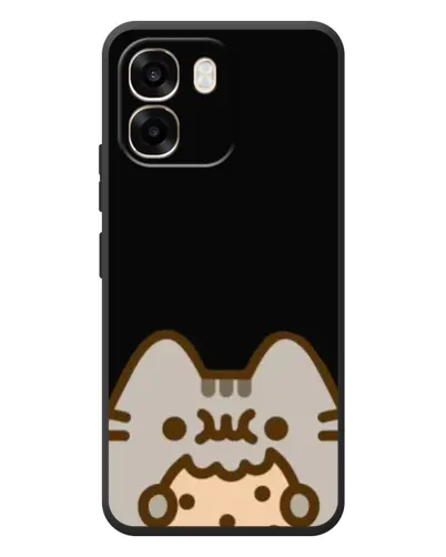 Чохол для OPPO A6 з картинкою «Пушин на чорному»