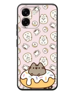 Чохол для OPPO A6 з картинкою «Пушин на пончику»