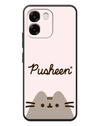Чохол для OPPO A6 з картинкою «Pusheen логотип»