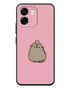 Чохол для OPPO A6 з картинкою «Pusheen серце»