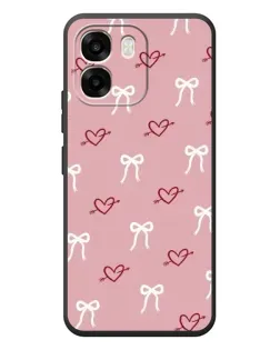 Чохол для OPPO A6 з картинкою «Серця та банти»