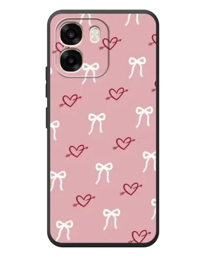 Чохол для OPPO A6 з картинкою «Серця та банти»