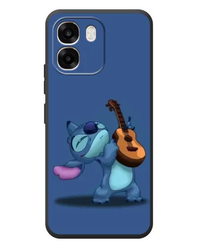 Чехол для OPPO A6 с картинкой «Стич с укулеле»