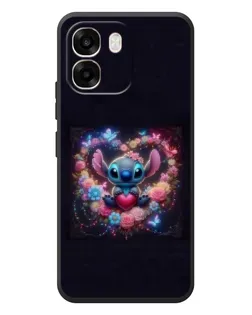 Чехол для OPPO A6 с картинкой «Stitch в цветах» Чехол для OPPO A6 с картинкой «Stitch в цветах»