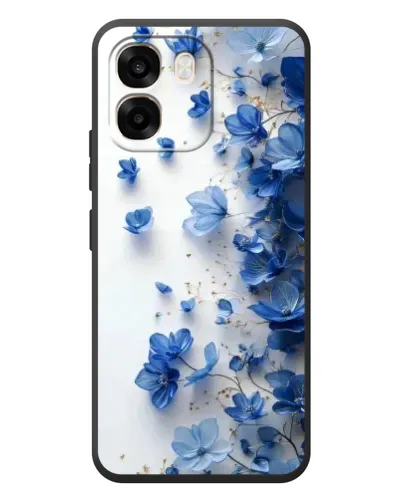 Чехол для OPPO A6 с картинкой «Голубой цветочный каскад» Чехол для OPPO A6 с картинкой «Голубой цветочный каскад»