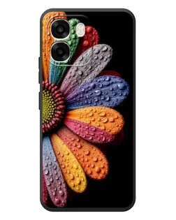 Чехол для OPPO A6 с картинкой «Радужный цветок»
