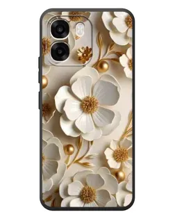 Чехол для OPPO A6 с картинкой «Белие бумажние  цвети»