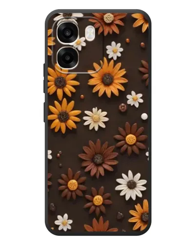 Чехол для OPPO A6 с картинкой «Узор из маленьких подсолнухов» Чехол для OPPO A6 с картинкой «Узор из маленьких подсолнухов»