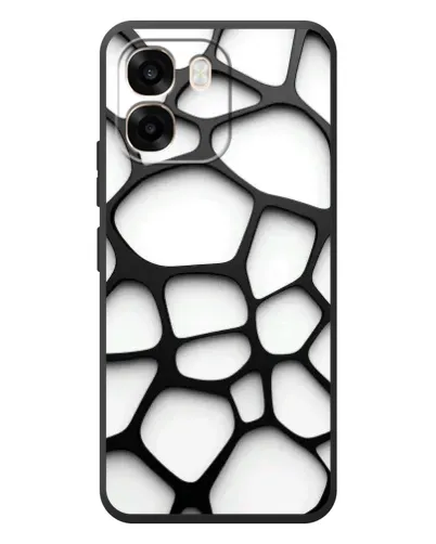 Чохол для OPPO A6 з картинкою «Біла об'ємна сітка» Чохол для OPPO A6 з картинкою «Біла об'ємна сітка»