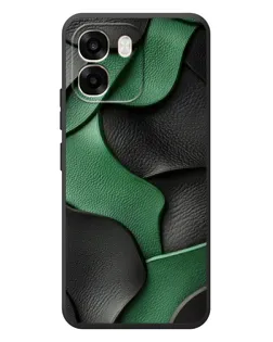 Чохол для OPPO A6 з картинкою «Зелені шкіряні хвилі»