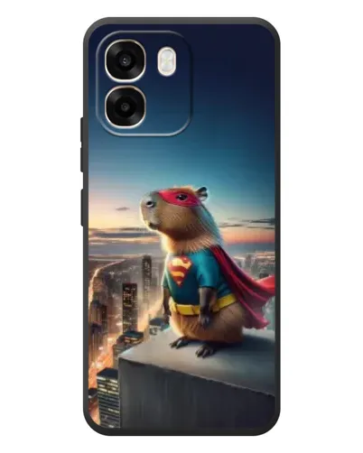 Чохол для OPPO A6 з картинкою «Капі-мен супергерой» Чохол для OPPO A6 з картинкою «Капі-мен супергерой»
