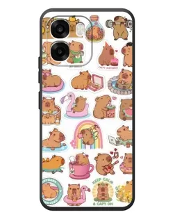 Чохол для OPPO A6 з картинкою «Капібари набір» Чохол для OPPO A6 з картинкою «Капібари набір»